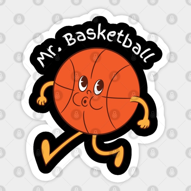 Mr. Basketball Sticker by Hayden Mango Collective 